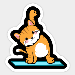 Yoga With My Cat - My Yoga Sticker